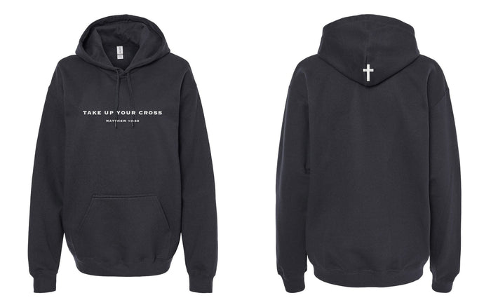 Take Up Your Cross Hoodie - Black