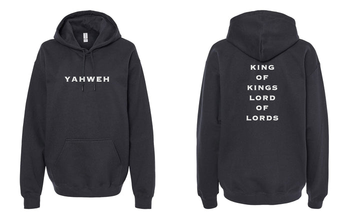 Yahweh | King of Kings Hoodie - Black