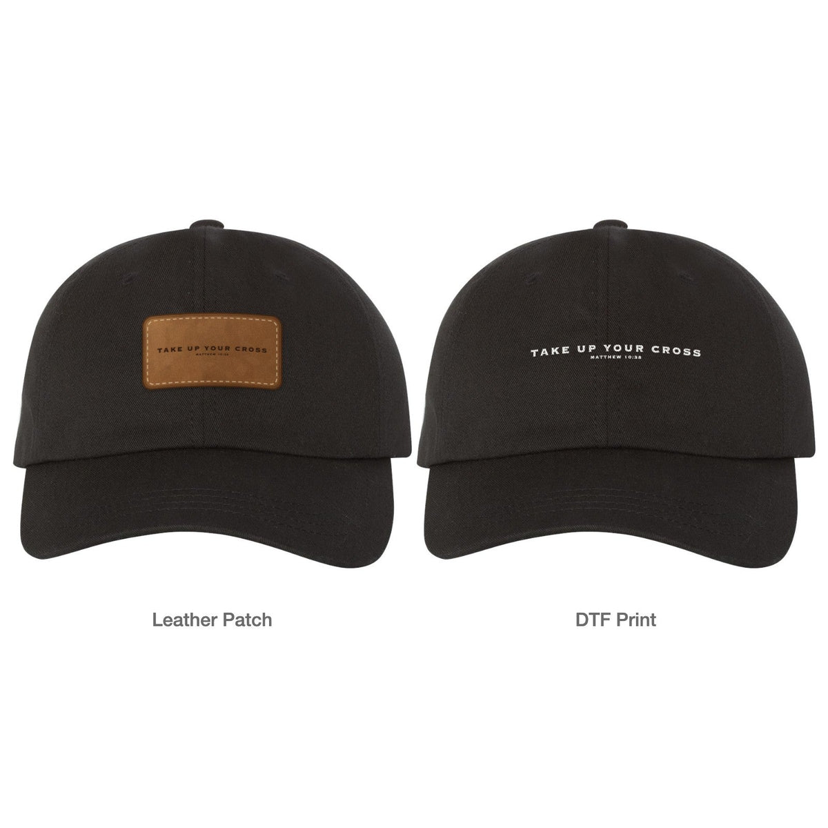 Take Up Your Cross Dad Hat - Black