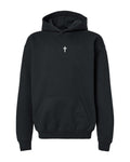 Collar Cross Youth Hoodie - Black