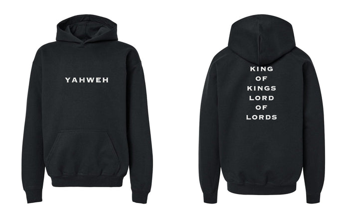 Yahweh | King of Kings Youth Hoodie - Black
