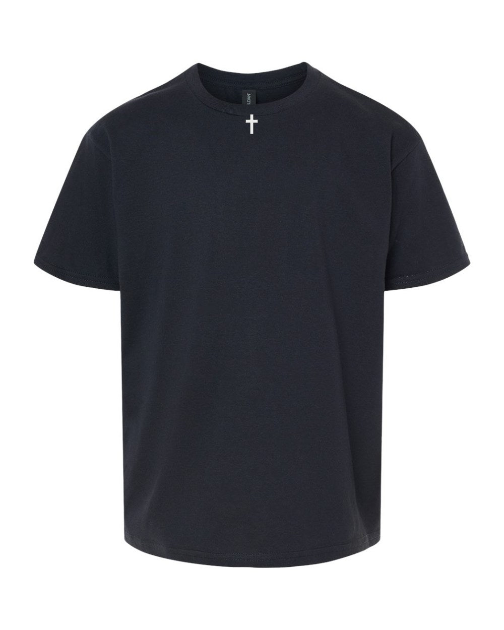 Collar Cross Youth Tee - Black