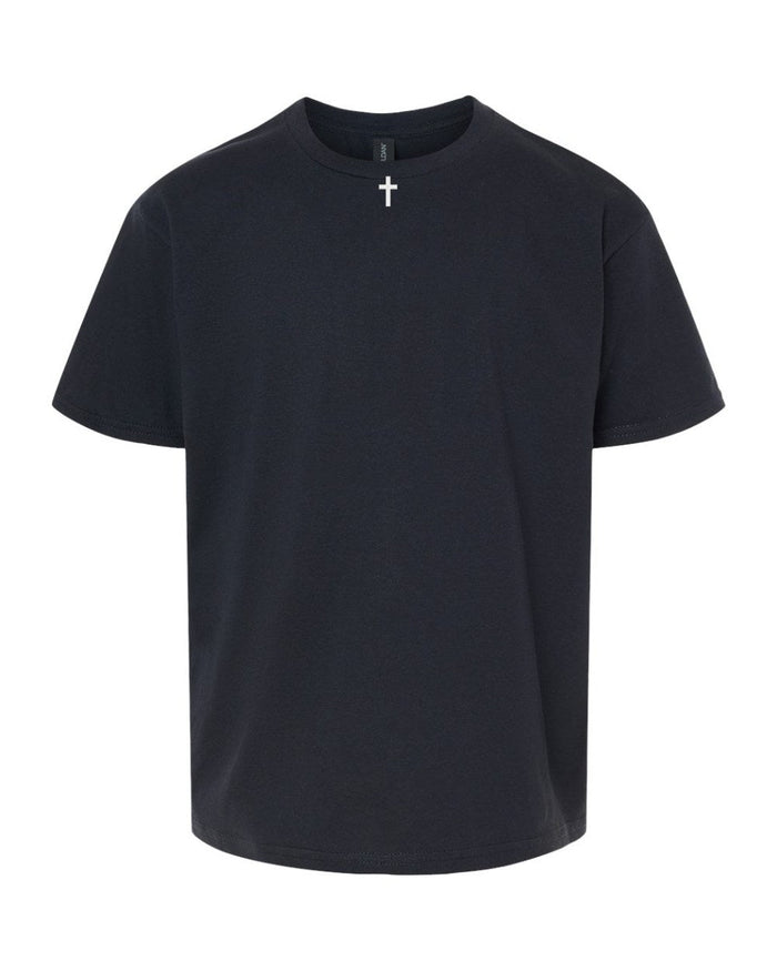 Collar Cross Youth Tee - Black
