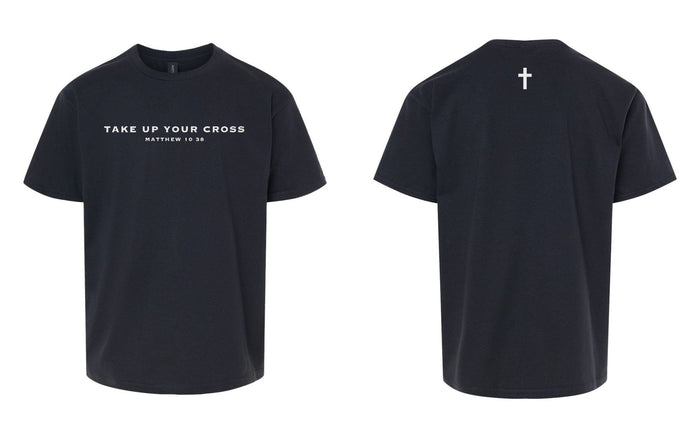 Take Up Your Cross Youth Tee - Black
