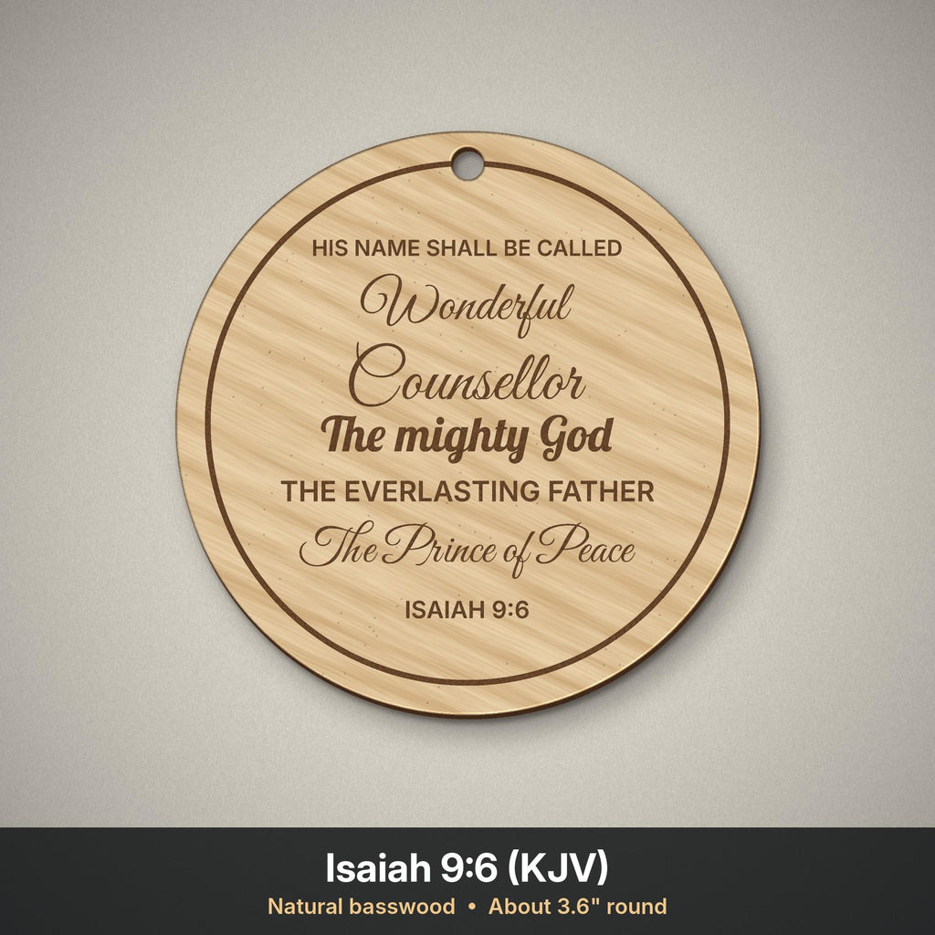 Isaiah 9:6 ornament