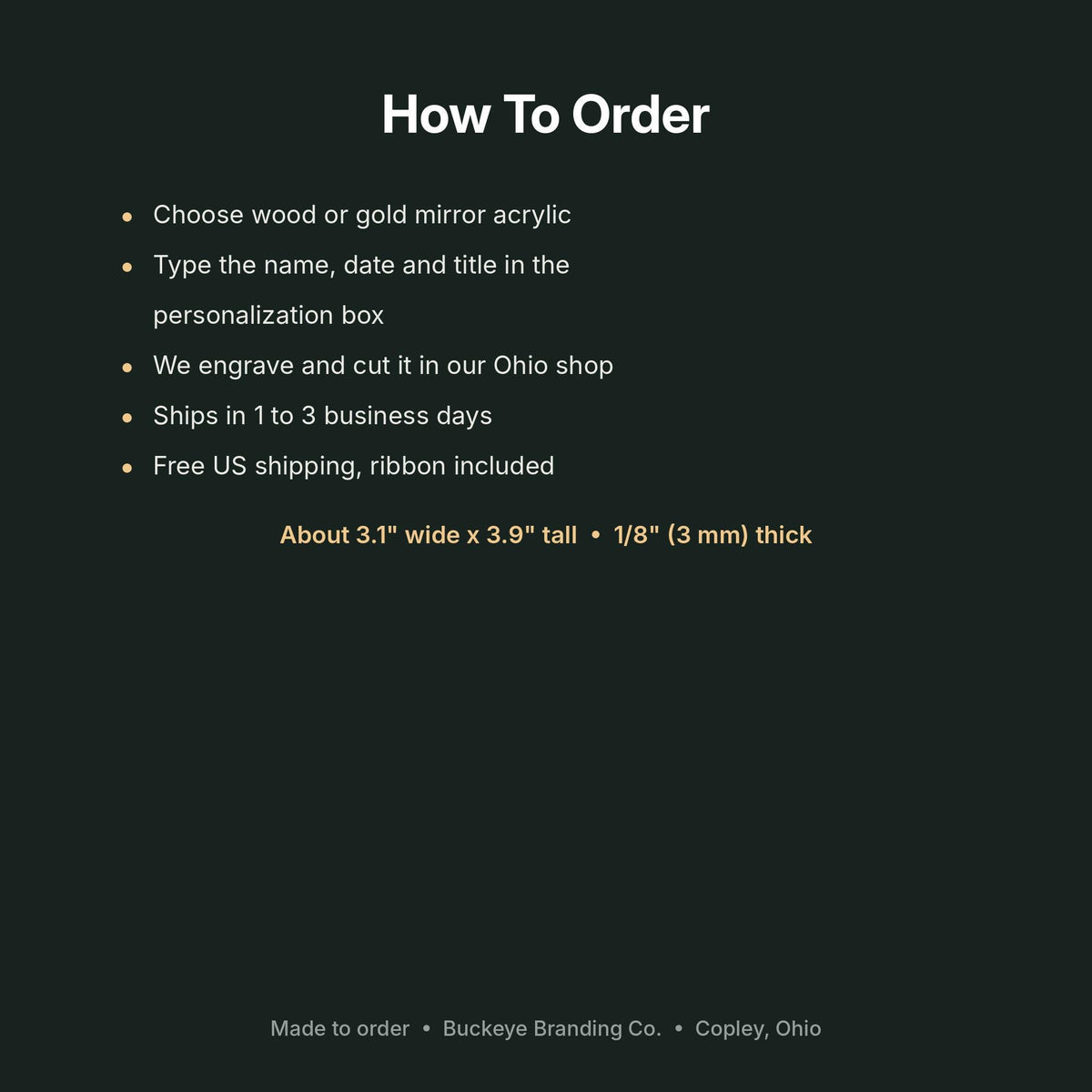 How to order