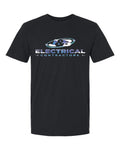 J & B Electrical Softstyle Tee in Black (sample mockup)