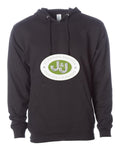 J&J Independent Trading Hoodie in Black (sample mockup)