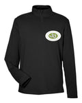 J&J Stretch Quarter-Zip in Black (sample mockup)