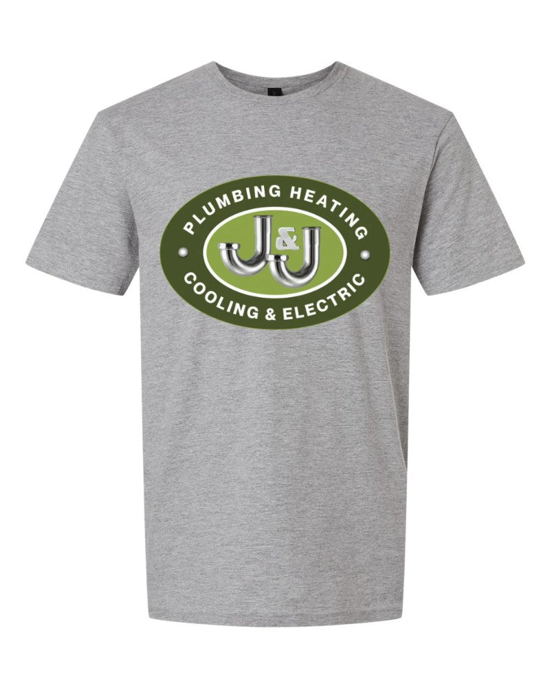 J&J Softstyle Tee in Sport Grey (sample mockup)