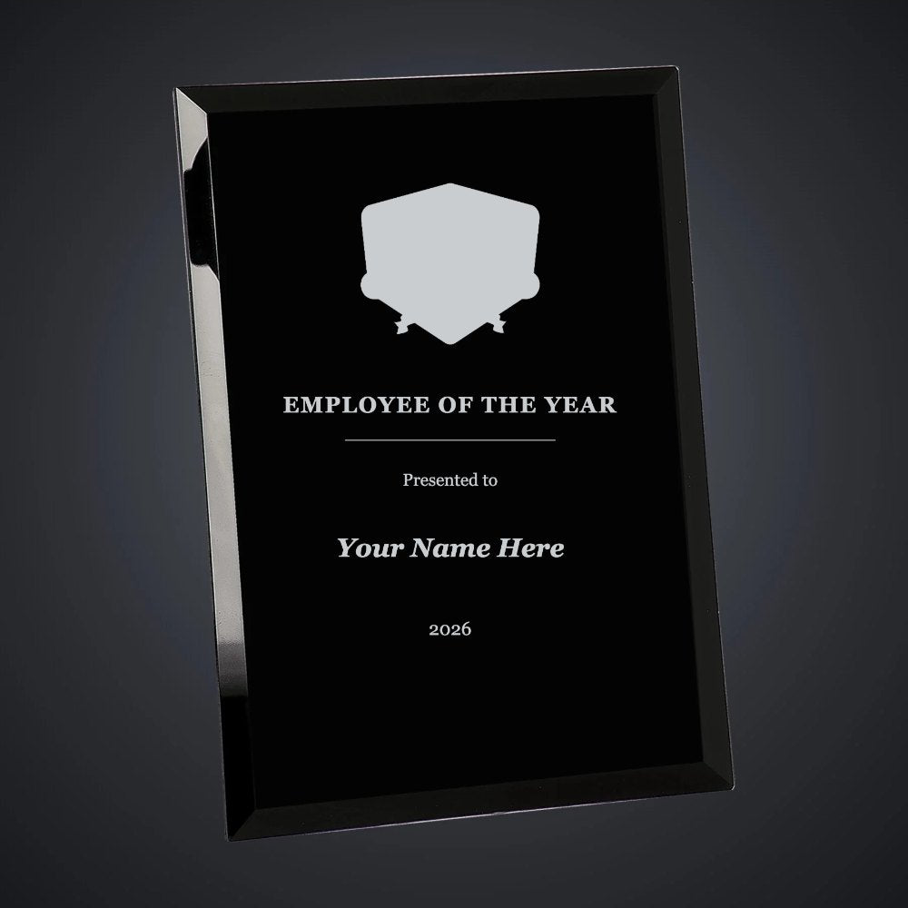 Jackson Comfort Employee of the Year Plaque (sample mockup)
