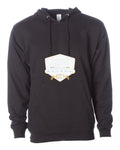 Jackson Comfort Independent Trading Hoodie in Black (sample mockup)