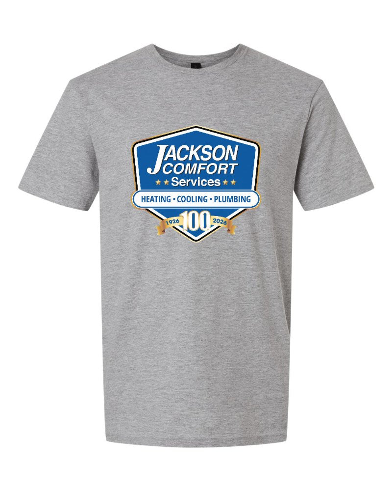 Jackson Comfort Softstyle Tee in Sport Grey (sample mockup)