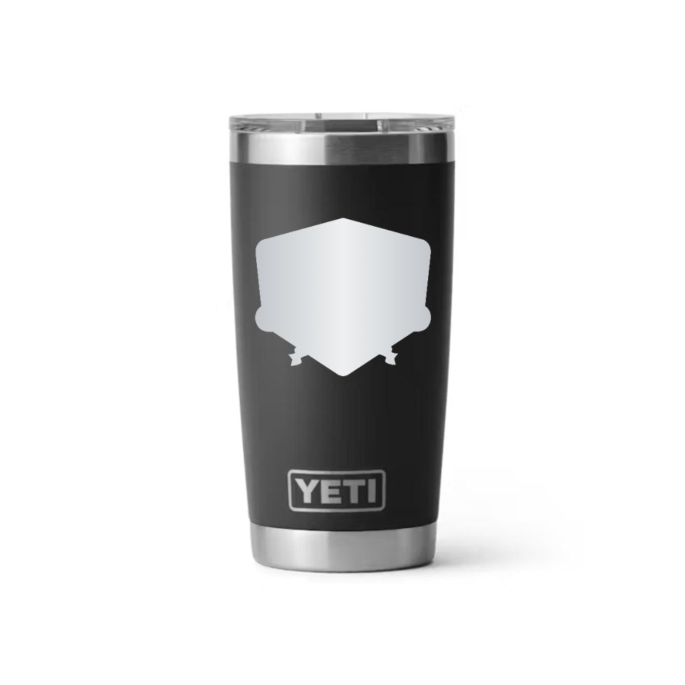 Jackson Comfort YETI 20 oz Rambler in Black (sample mockup)