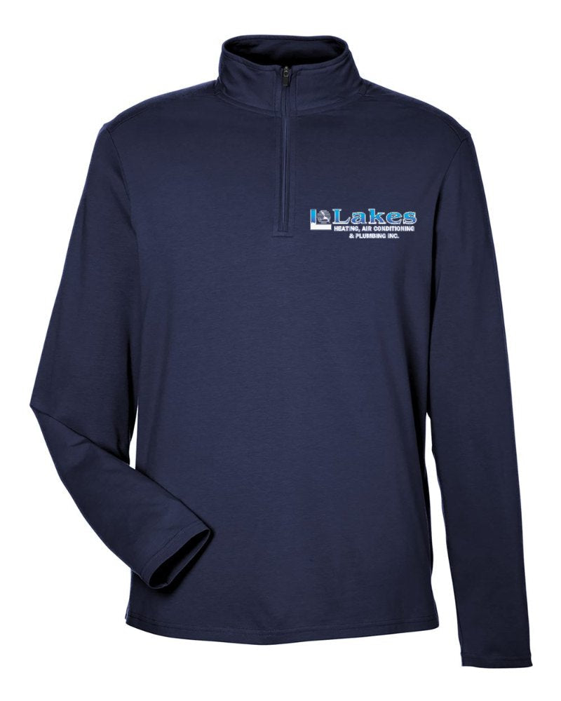 Lakes Stretch Quarter-Zip in Navy (sample mockup)