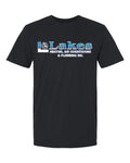 Lakes Softstyle Tee in Black (sample mockup)
