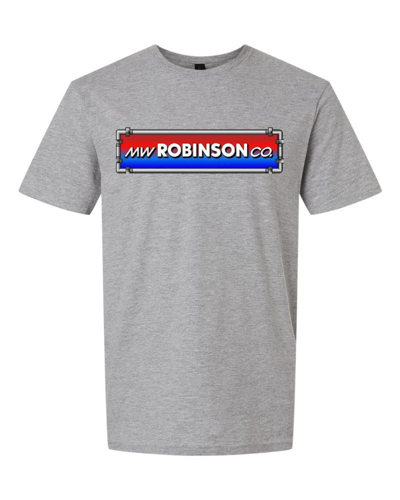 M.W. Robinson Softstyle Tee in Sport Grey (sample mockup)
