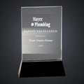 Mayer Plumbing Safety Excellence Crystal Award (sample mockup)