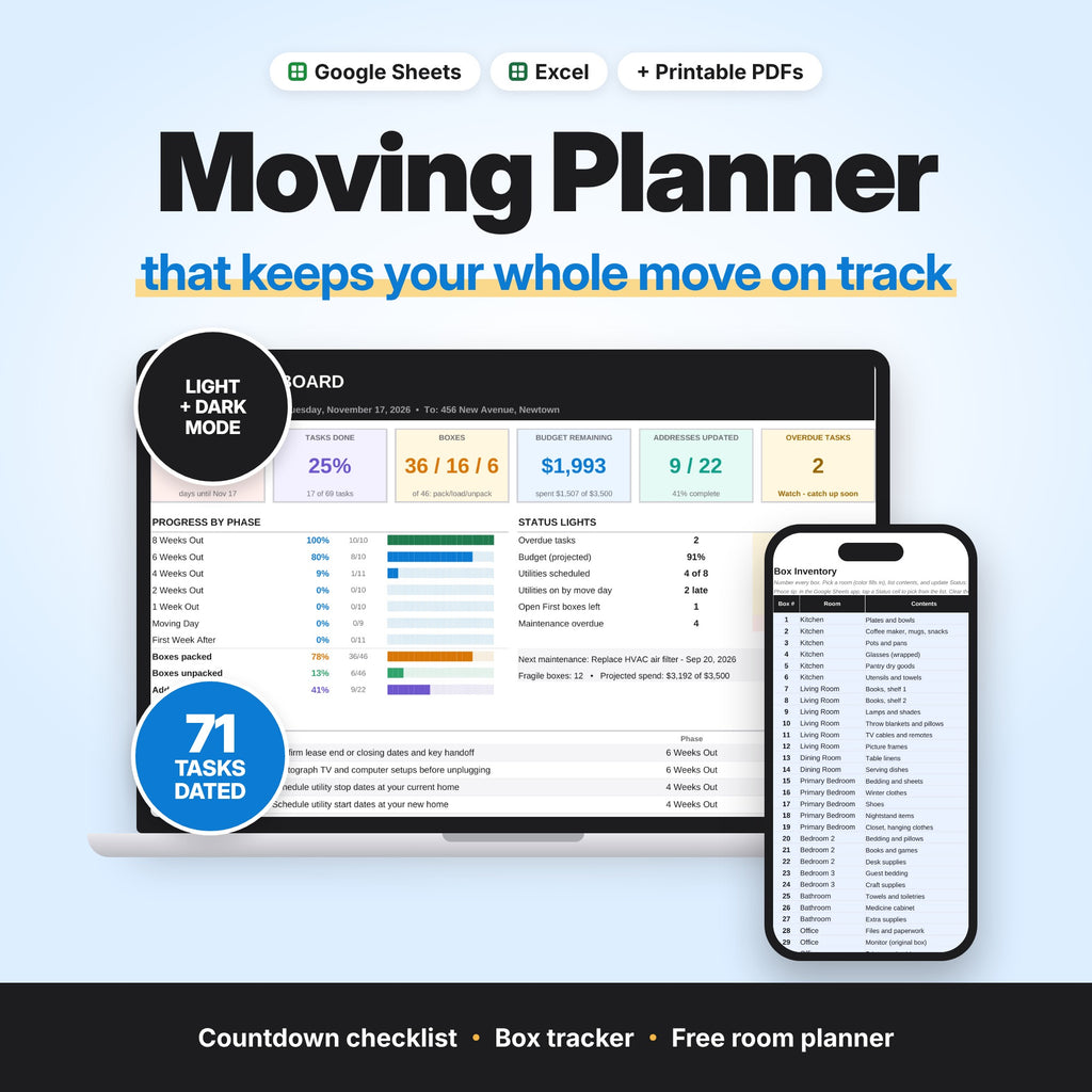 Moving Planner & New Home Kit (Digital Download) — photo 1