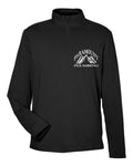 Paramount Plumbing Stretch Quarter-Zip in Black (sample mockup)