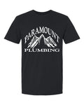 Paramount Plumbing Softstyle Tee in Black (sample mockup)