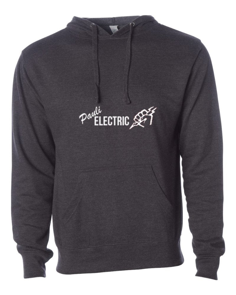Pauli Electric Independent Trading Hoodie in Charcoal Heather (sample mockup)