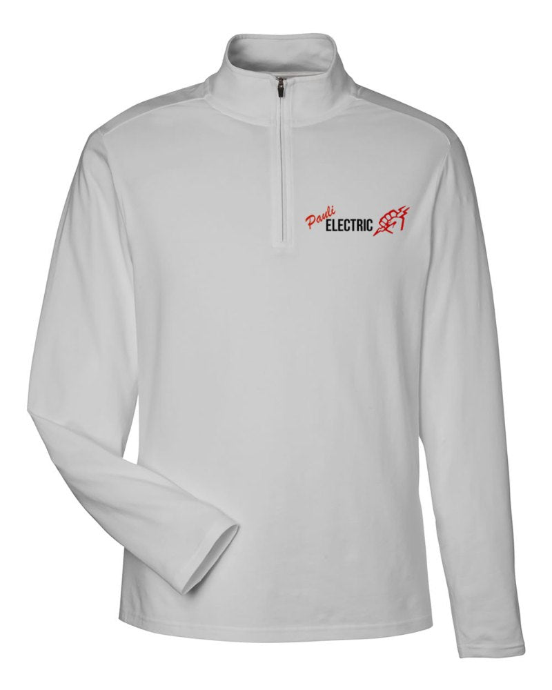 Pauli Electric Stretch Quarter-Zip in Grey (sample mockup)