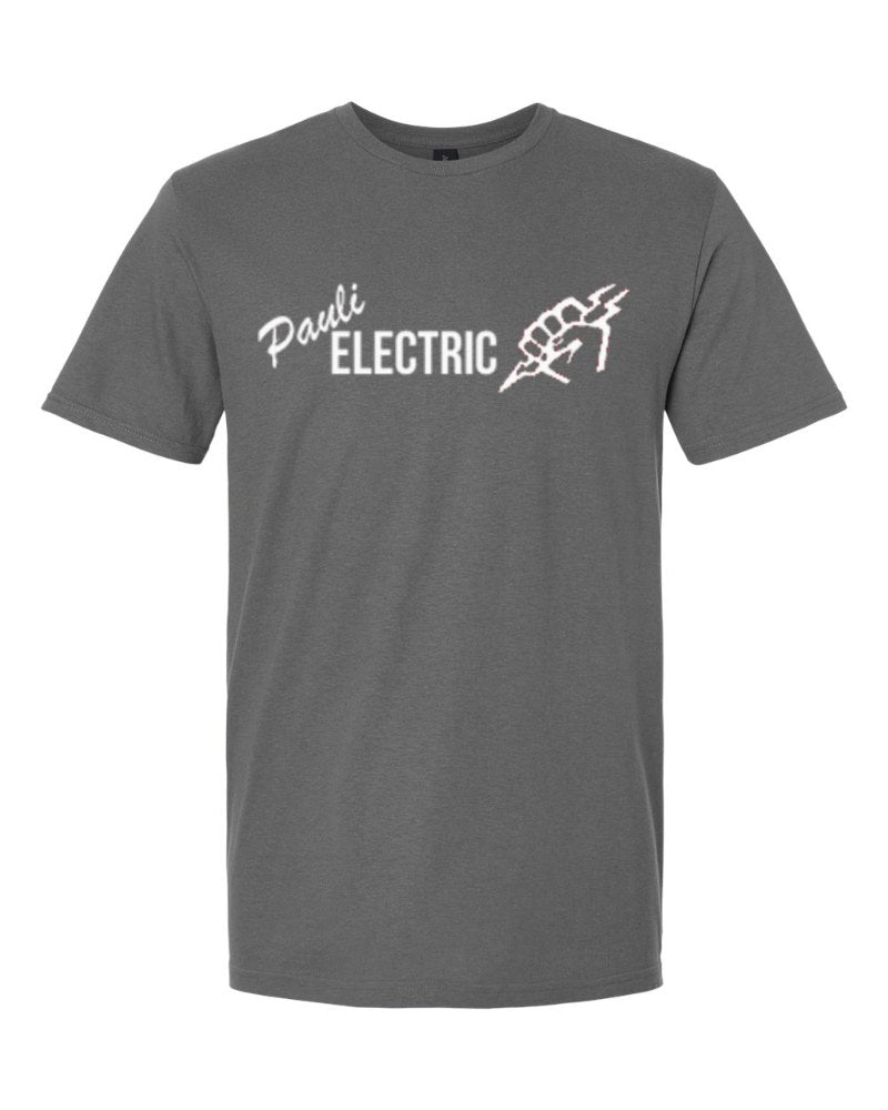 Pauli Electric Softstyle Tee in Charcoal (sample mockup)