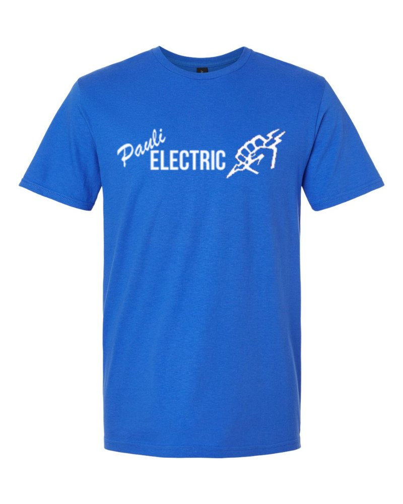 Pauli Electric Softstyle Tee in Royal (sample mockup)