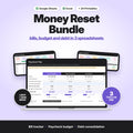 Money Reset Bundle: Bill Tracker, Paycheck Budget & Debt Consolidation (Digital Download) — photo 1