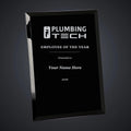 Plumbing Tech Employee of the Year Plaque (sample mockup)