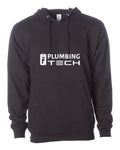 Plumbing Tech Independent Trading Hoodie in Black (sample mockup)