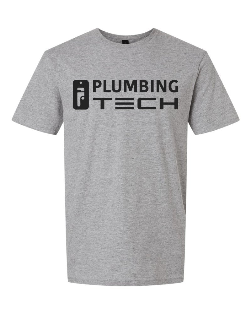 Plumbing Tech Softstyle Tee in Sport Grey (sample mockup)