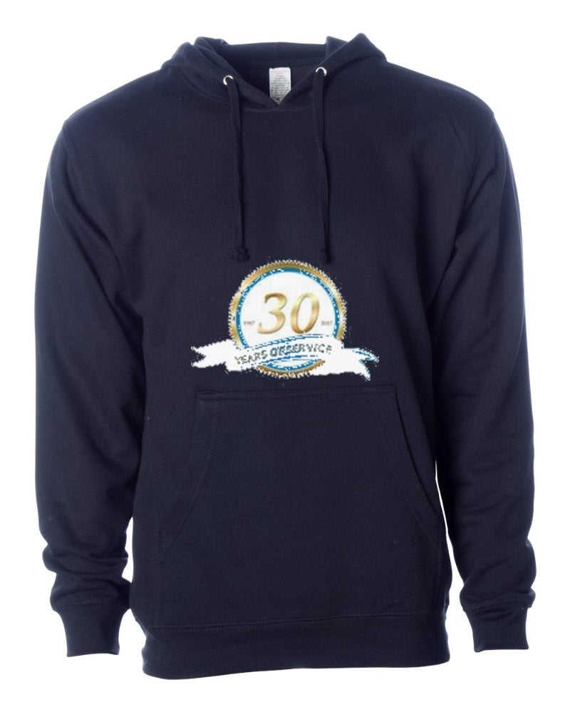Rapid Electric Independent Trading Hoodie in Classic Navy (sample mockup)