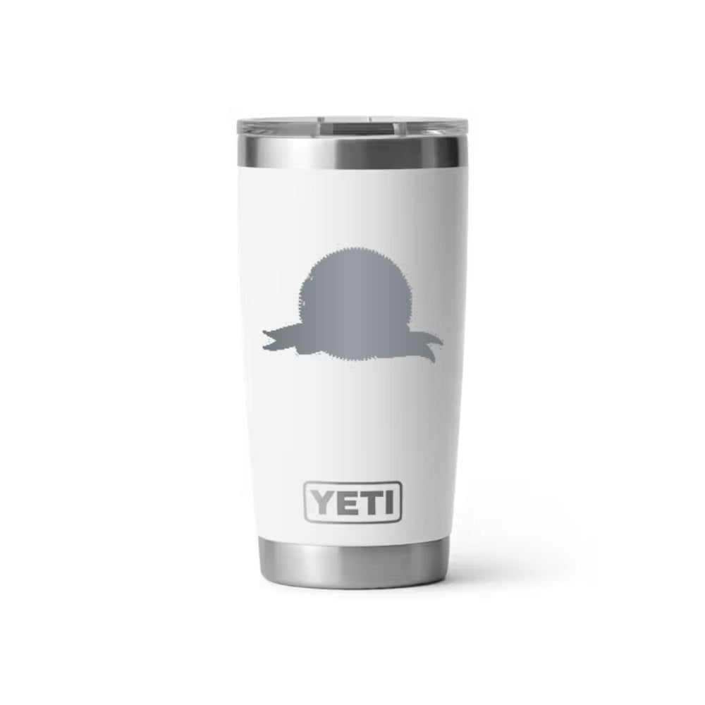 Rapid Electric YETI 20 oz Rambler in White (sample mockup)