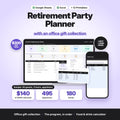 Retirement Party Planner Spreadsheet (Digital Download) — photo 1