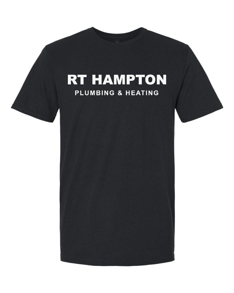 RT Hampton Softstyle Tee in Black (sample mockup)