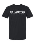 RT Hampton Softstyle Tee in Black (sample mockup)