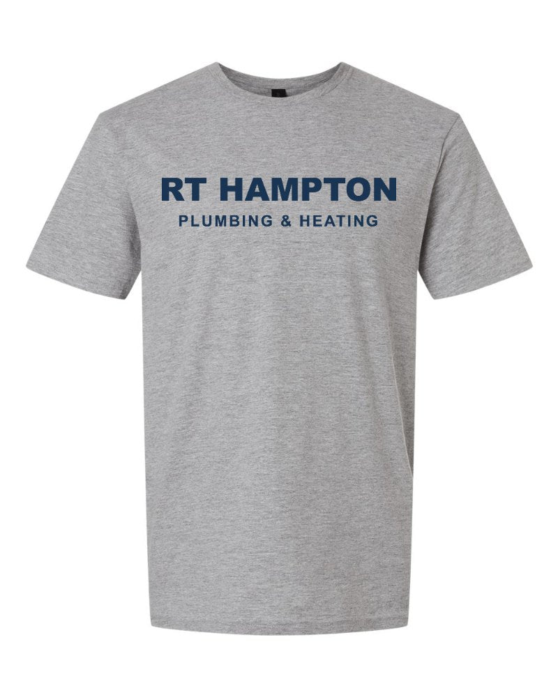 RT Hampton Softstyle Tee in Sport Grey (sample mockup)