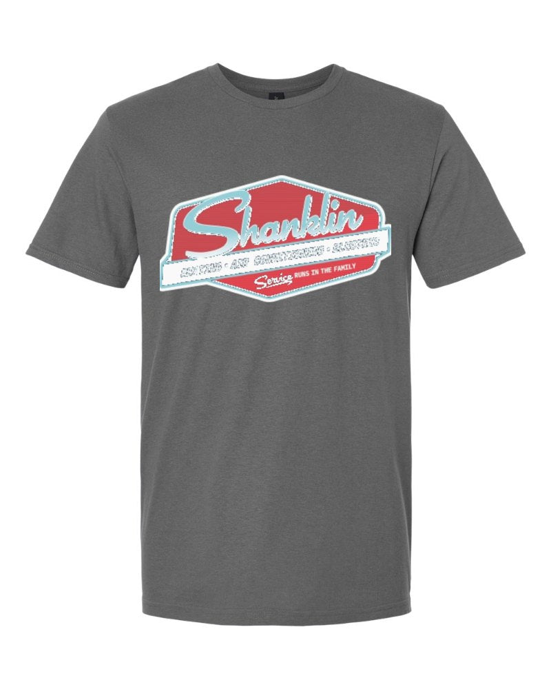 Shanklin Softstyle Tee in Charcoal (sample mockup)