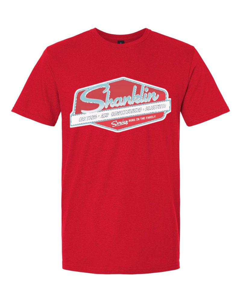 Shanklin Softstyle Tee in Red (sample mockup)