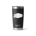 Shanklin YETI 20 oz Rambler in Black (sample mockup)