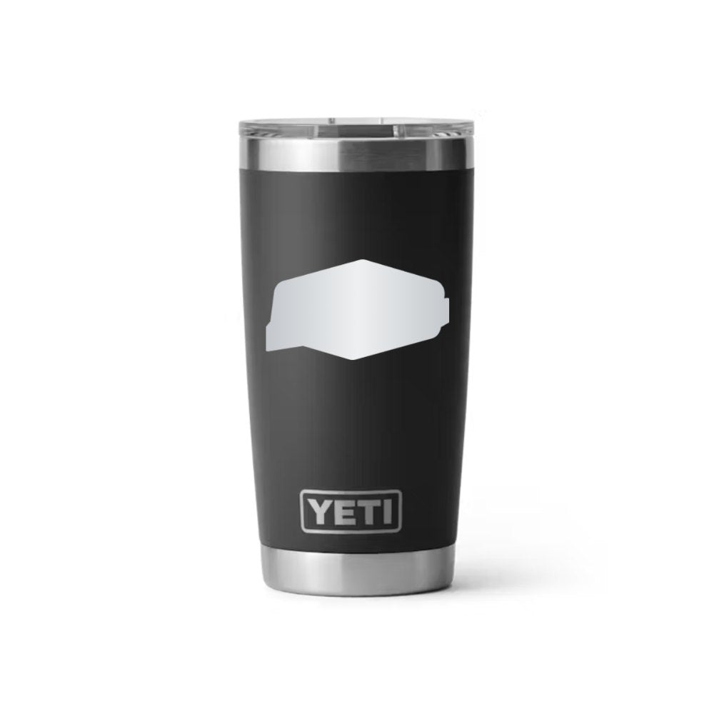 Shanklin YETI 20 oz Rambler in Black (sample mockup)