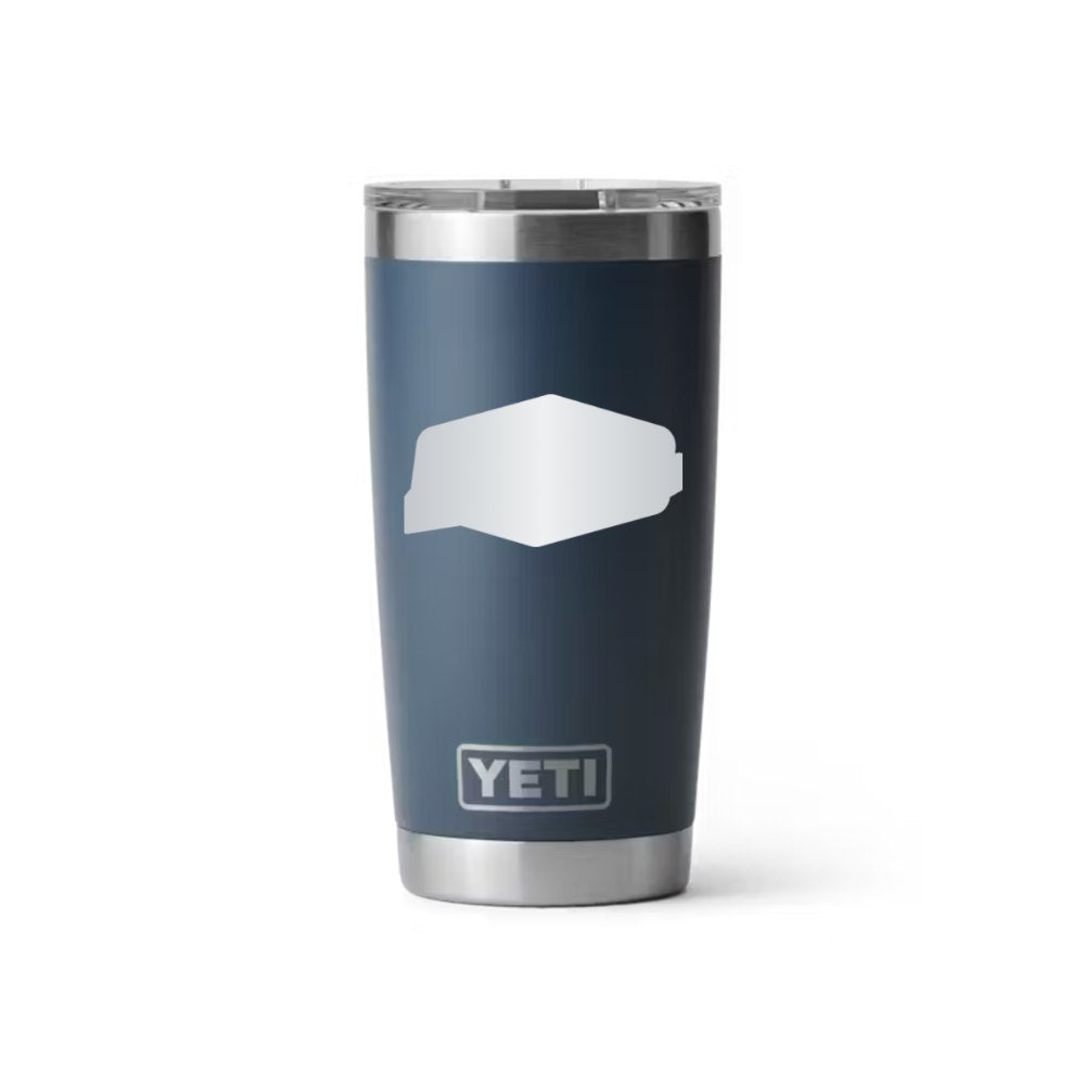 Shanklin YETI 20 oz Rambler in Navy (sample mockup)