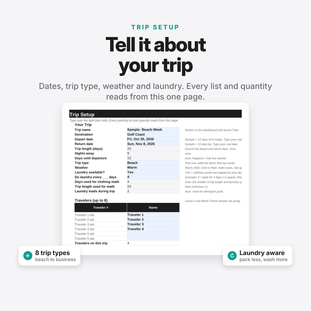Smart Packing Planner (Digital Download) — photo 4