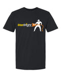 Star Bright Electric Softstyle Tee in Black (sample mockup)