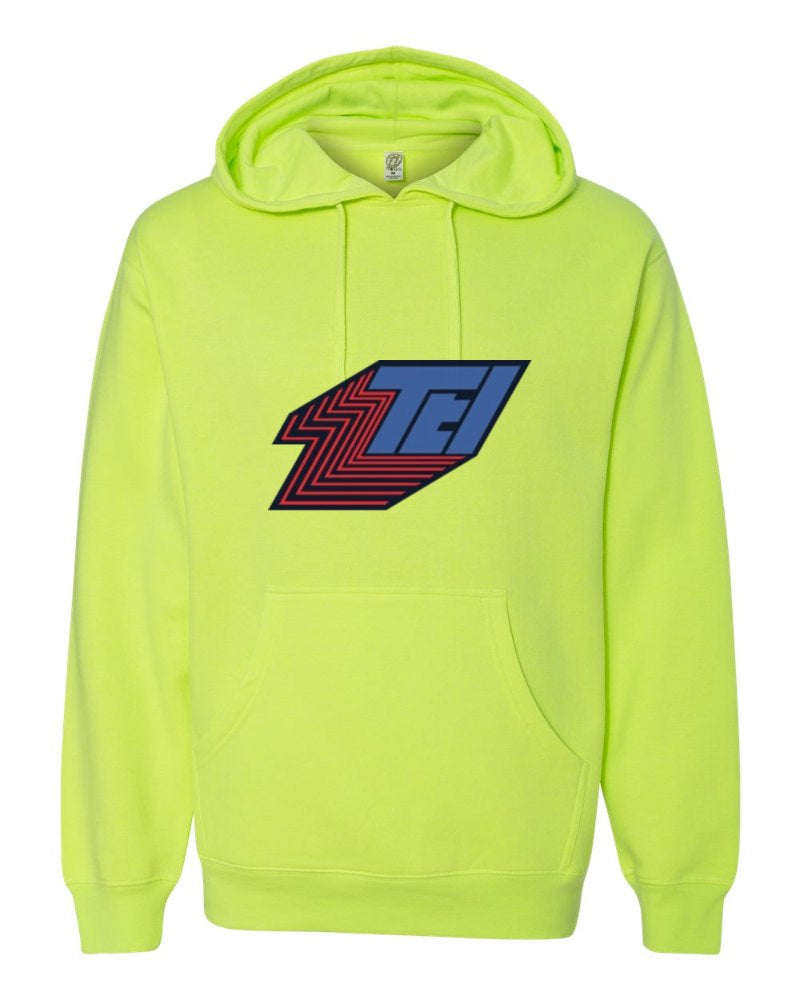 Thompson Electric Independent Trading Hoodie in Safety Yellow (sample mockup)