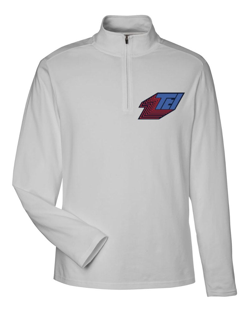 Thompson Electric Stretch Quarter-Zip in Grey (sample mockup)