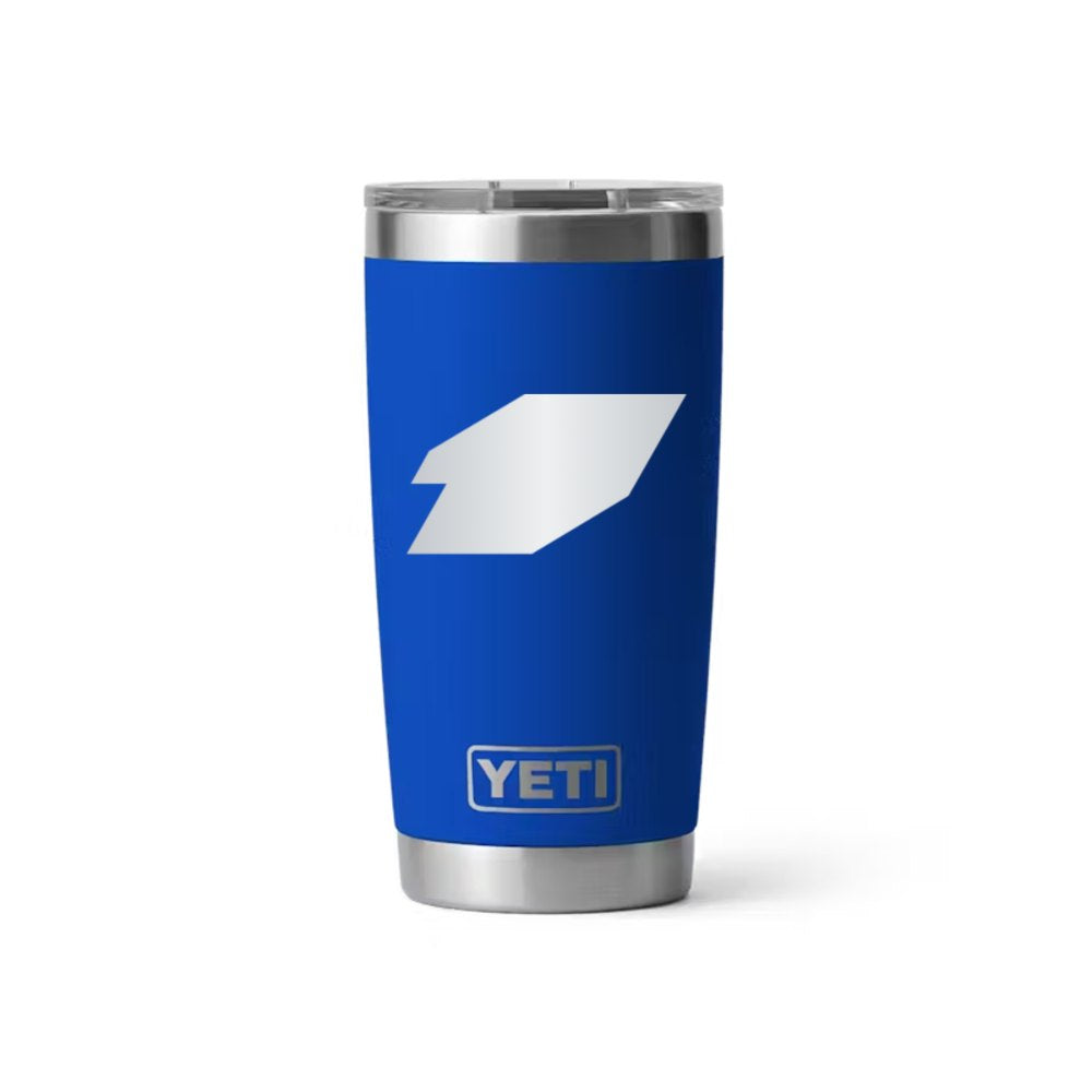Thompson Electric YETI 20 oz Rambler in Royal Blue (sample mockup)