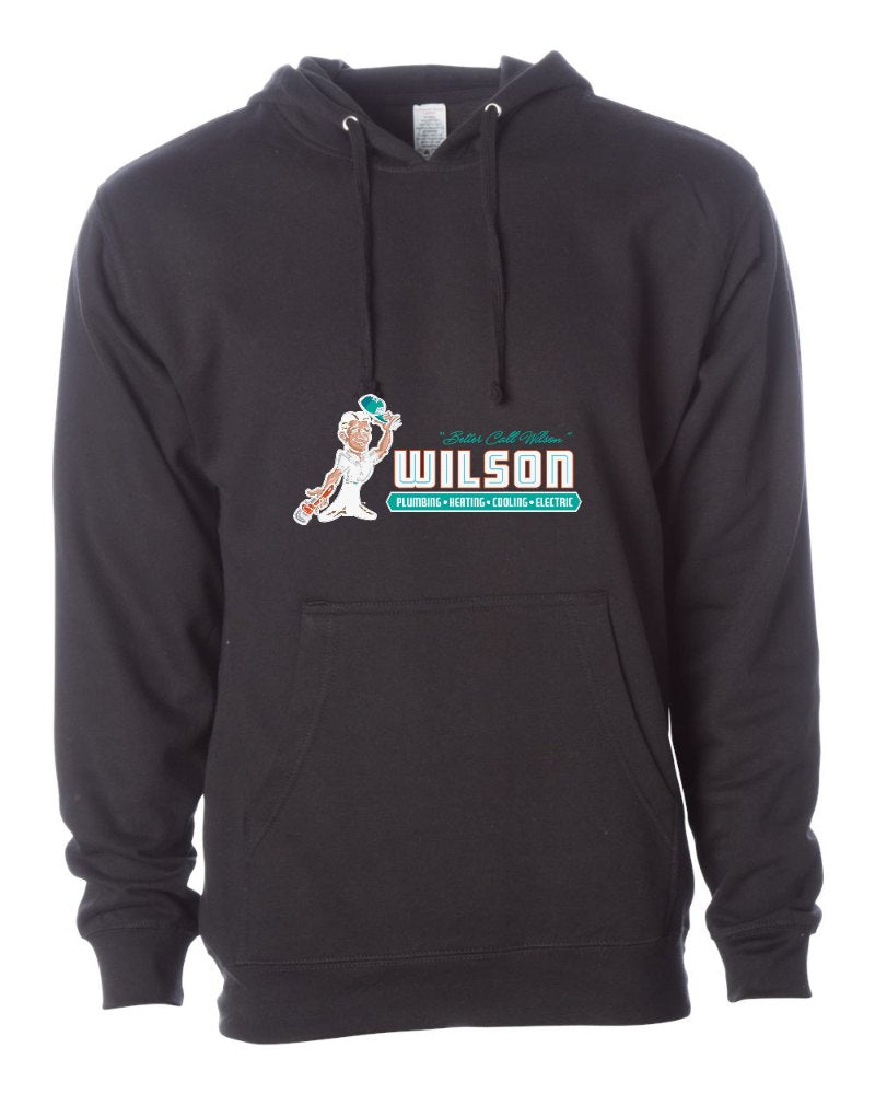 Wilson Independent Trading Hoodie in Black (sample mockup)